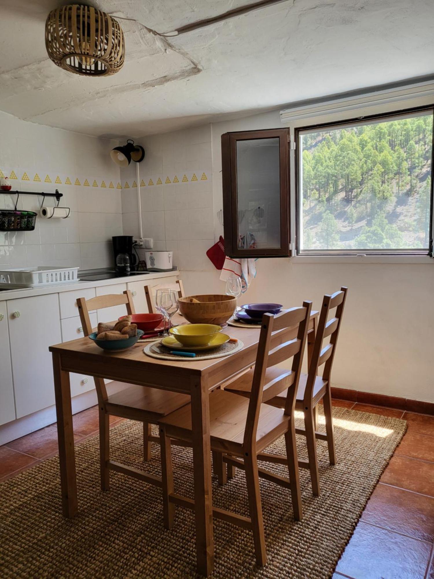 Casa Rural Los Pinares El Juncal De Tejeda ภายนอก รูปภาพ